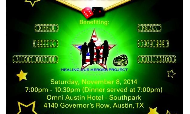 Las Vegas Casino Night benefiting “Healing Our Heroes Project”